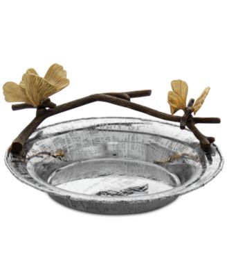 Michael Aram - Stainless Steel & Bronze Butterfly Ginkgo Wine Coaster