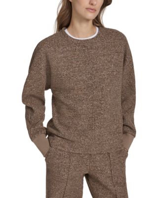 Marc New York - Women's Fuzzy Knit Crewneck Sweatshirt