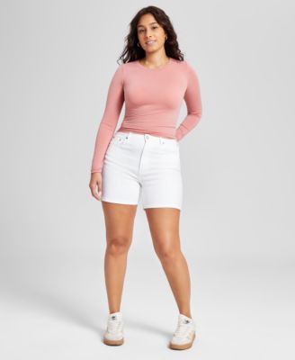 And Now This - Women's Long-Sleeve Seamless Crewneck Top