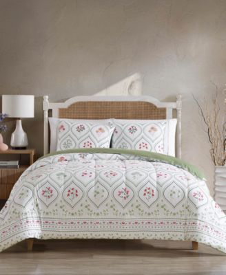 Hallmart Collectibles - Trisha Floral-Print Comforter Set