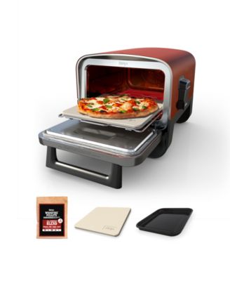 Ninja - Woodfire 8-in-1 Outdoor Oven, Roaster, Artisan Pizza Oven & Smoker