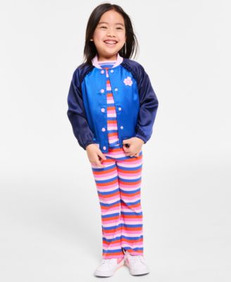 Epic Threads - Girls Satin Bomber Jacket, Toddler