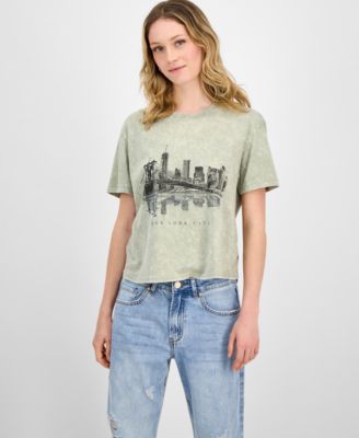 Rebellious One - Juniors' New York City Short-Sleeve T-Shirt
