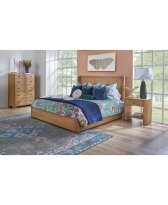 Furniture - Nordic 3 Pc. King Panel Set (Bed, Chest & Open Nightstand)