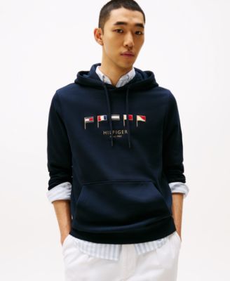 Tommy Hilfiger - Men's Embroidered Nautical Flag Sweatshirt