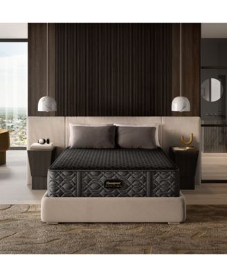 Beautyrest - Black Hybrid Series Three 14.5" Firm Tight Top Mattress - Split California King