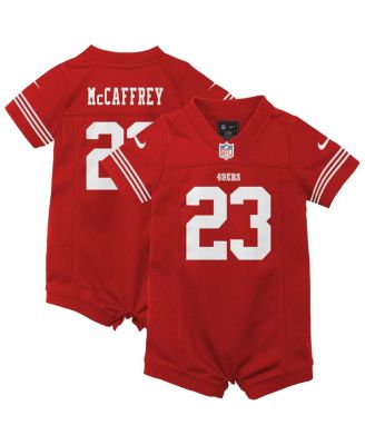 Nike - Baby Boys and Girls Christian McCaffrey Scarlet San Francisco 49ers Game Romper Jersey