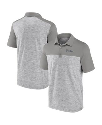Fanatics - Men's Heather Gray New York Yankees True Classics Avid Fan Brushed Polo