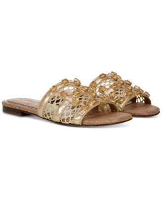 Sam Edelman - Women's Blaire Embellished Flat Sandals