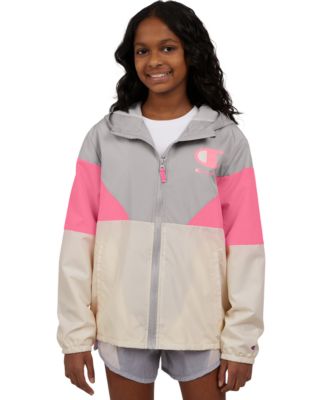 Champion - Big Girls Colorblocked Windbreaker Jacket