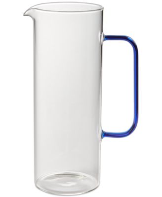 The Cellar - Blue Handle Glass Pitcher