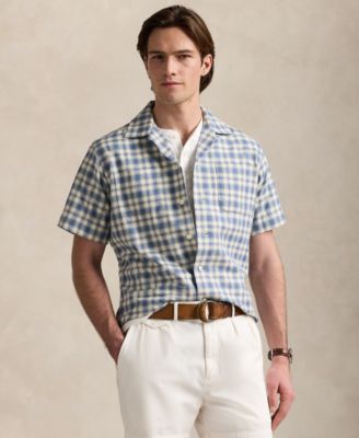 Polo Ralph Lauren - Men's Classic-Fit Plaid Oxford Camp Workshirt