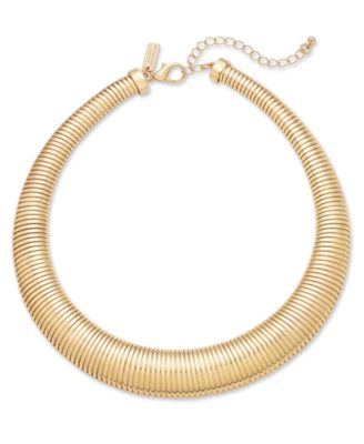 I.N.C. International Concepts - Gold-Tone Omega Chain Collar Necklace, 17" + 3" extender