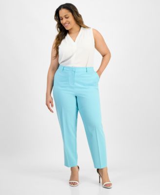 Tahari ASL - Plus Size Classic Ankle Pants
