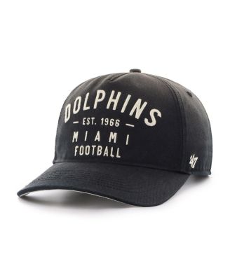 '47 Brand - Men's Black Miami Dolphins Dusted Laramie Unstructured Hitch Adjustable Hat