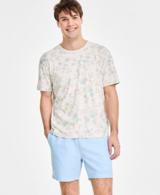 Sun + Stone - Men's Regular-Fit Floral T-Shirt