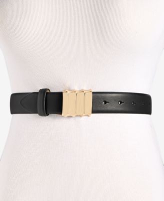 I.N.C. International Concepts - Sculptural Plaque Buckle Belt