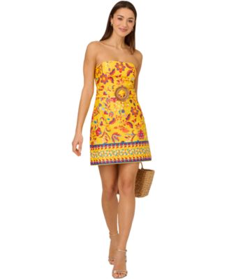 Adrianna - Women's Cotton Printed O-Ring Dress