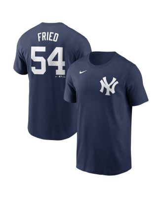 Nike - Men's Max Fried Navy New York Yankees Fuse Name Number T-Shirt