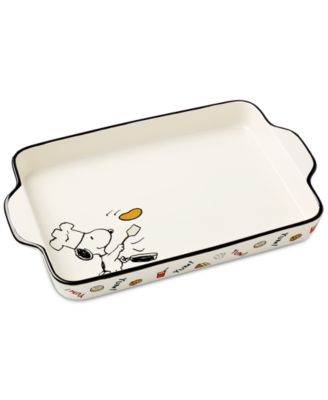 Lenox - Chef Snoopy Rectangular Stoneware Baker