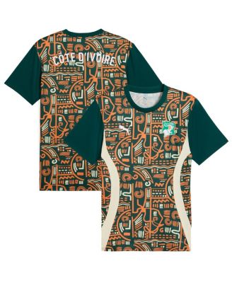 Puma - Men's  Green Ivory Coast National Team 2025 Pre Match Jersey