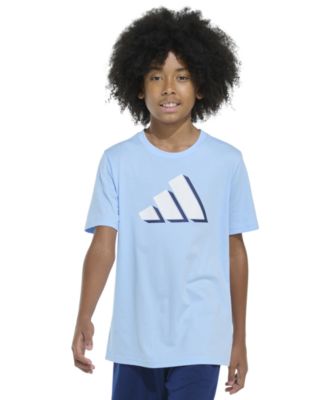 adidas - Big Boys Cotton Big Logo Graphic Crewneck T-Shirt