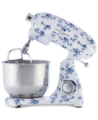 Laura Ashley - Floral-Print 6L 6-Speed Die-Cast Stand Mixer