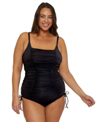 Becca ETC - Women's Color Code Shirred One-Piece Swimsuit