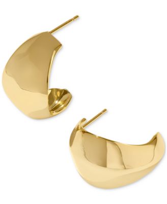 Kendra Scott - 14k Gold-Plated Chunky J-Hoop Earrings