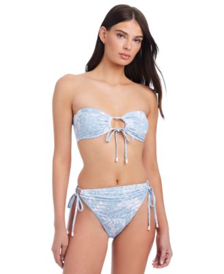 Sanctuary - Women's In The Meadow Bandeau Tie-Front Bikini Top & Bottoms