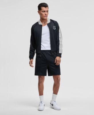 Mode of One - Men's Regular-Fit Contrast Paneled 7" Tricot Track Shorts
