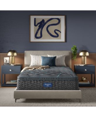 Beautyrest - Level Two 14.75" Plush Pillow Top Mattress - Twin