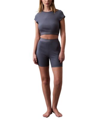 Calvin Klein - Women's Ribbed Bike Shorts