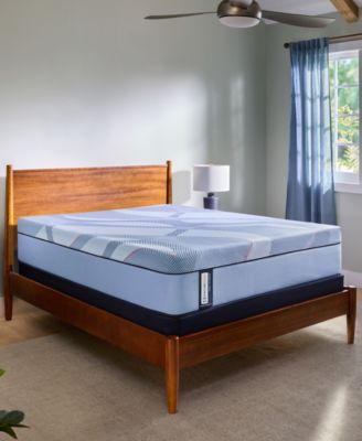 Sealy - Posturepedic Hybrid Lynden 13" Medium Tight Top Mattress Set - Full