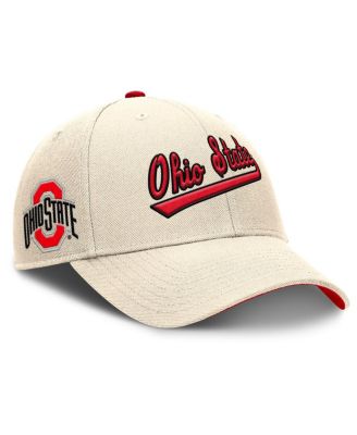 Nike - Men's  Natural Ohio State Buckeyes Primetime Rise Adjustable Hat