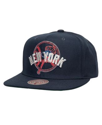 Mitchell & Ness - Men's Navy New York Yankees Double Up Snapback Hat