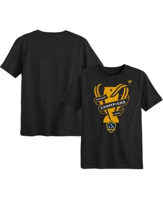 Fanatics - Preschool Black LA Galaxy 2024 MLS Cup s Locker Room T-Shirt