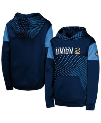 Outerstuff - Big Boys and Girls Navy Philadelphia Union Unbeatable Pullover Hoodie