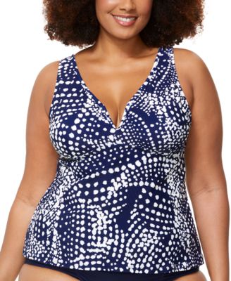 Raisins Curve - Trendy Plus Size Tanzania Tankini Top