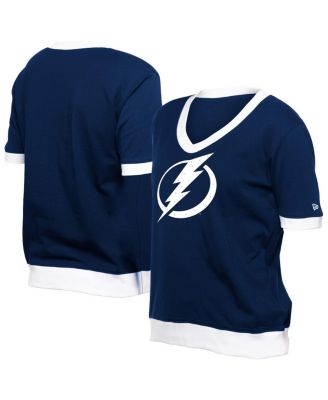 New Era - Women's Blue Tampa Bay Lightning Game Day Rhinestuds T-Shirt