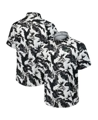 Tommy Bahama - Men's Black Philadelphia Eagles Sunnyvale Blooms Camp Button-Up Shirt