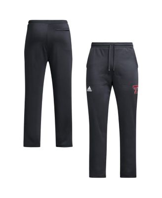 adidas - Men's Black Texas Tech Red Raiders Open Hem AEROREADY Pants