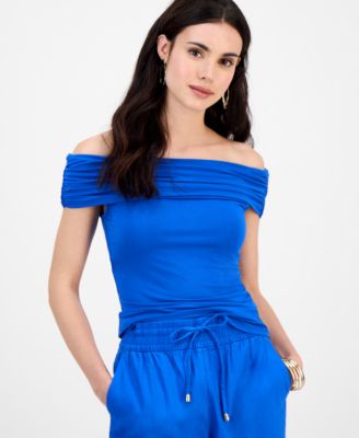 I.N.C. International Concepts - Petite Off-The-Shoulder Top