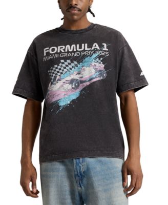 Puma - Men's True Fan Short Sleeve Miami Splash Graphic T-Shirt