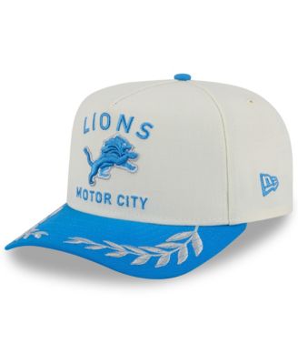 New Era - Men's Cream/Blue Detroit Lions 2025 NFL Draft A-Frame 9FIFTY Snapback Hat