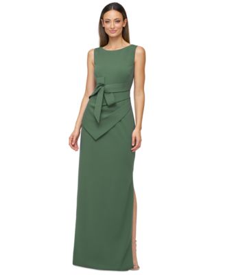 JS Collections - Women's Tianna Sleeveless Folded-Waist Gown