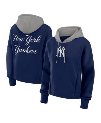 Fanatics - Women's Navy New York Yankees Oversized Legacy Favorite Spectator Pullover Hoodie