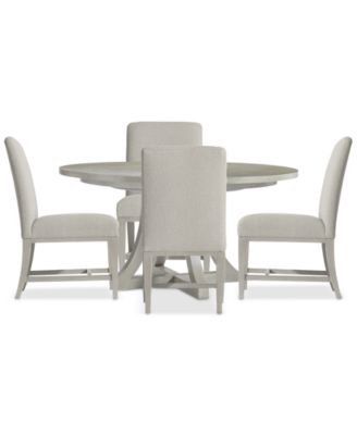 Bernhardt - Cornelia 5-Pc. Set (Round Table & 4 Side Chairs)