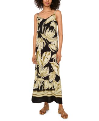 Vince Camuto - Women's Floral-Print Maxi Slip Dress