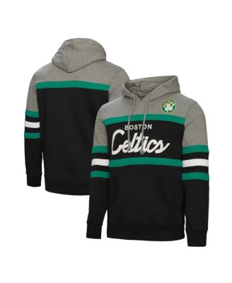 Mitchell & Ness - Men's Black Boston Celtics Head Coach Pullover Hoodie